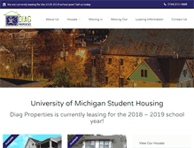 Tablet Screenshot of diagproperties.com